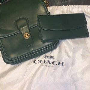 Crossbody purse with wallet set